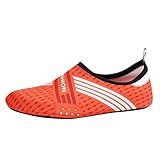 Sapatos Descalços Para Caminhadas Aquáticas Verão Bico Largo Sapatos De Caminhada Descalço Secagem Rápida Ao Ar Livre Caminhada Calçados Para Esportes Aquáticos F Laranja 42