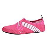 Sapatos Descalços Para Caminhadas Aquáticas Verão Bico Largo Sapatos De Caminhada Descalço Secagem Rápida Ao Ar Livre Caminhada Calçados Para Esportes Aquáticos F Rosa Choque 41