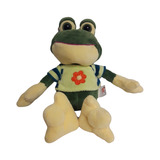 Sapo De Pelúcia Com Camisa Listrada 45 Cm Sapinho