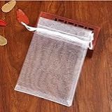 Saquinho De Organza Tule 9X12 Fita Cetim 50 Und