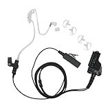 Sarcia Kit De Vigilância De Tubo Acústico Com 2 Fios Fone De Ouvido Para Motorola XTS2500 XTS5000 XTS1500 XTS3000 HT1000 HT2000 MTS2000 Rádio Bidirecional Walkie Talkie
