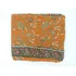 Sari Saree Indiano Laranja Com Preto E Vermelho - Modelo 30