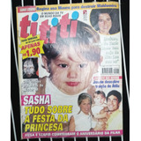 Sasha/xuxa Revista Tititi Ago/1999-excelente Estado