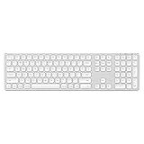Satechi Teclado Bluetooth De Alumínio Com Teclado Numérico Para M2 M1 MacBook Pro Air M2 M1 IPad Pro Air M2 Mac Mini IMac M1 Prata 