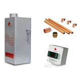Sauna Canadá Automát 15m3 Quadro Digital Kit Instalação