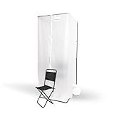 Sauna Individual Móvel Estrutura De Alumínio Com Pintura Epóxi Instalação Fácil