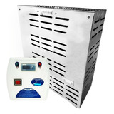 Sauna Seca 7 5kw Residencial Ate 15m Inox Painel Digital