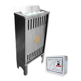 Sauna Seca Elétrica 6kw Inox Trifásica 220v Dig Impercap