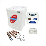 Sauna Vapor 15 Kw Quadro Digital Luminária Kit Instalação