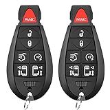SaverRemotes 7 Botão Chave Fob Compatível Para 2008 2016 Chrysler Town And Country 2008 2009 2010 2011 2012 2013 2014 2015 2016 Dodge Grand Caravan Substituição M3N5Wy783X