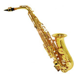 Sax Alto Shelter Sgft6430l Laqueado Dourado