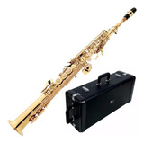 Sax Soprano Eagle Sp 502 Laqueado