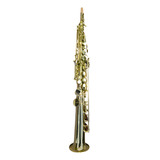 Sax Soprano Reto Harmonics Hst 410l Laqueado Sib