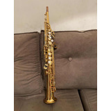 Sax Soprano Yamaha Yss 475 Dourado Japão Usado