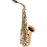 Sax Tenor Eagle St 503 Ln Laqueado C/ Chaves Niqueladas