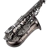 Saxofone Alto E Flat Preto Niquelado Instrumento De Sopro Brilhante Com Estojo Sax Alto Saxofone De Estudante Color Leather Bag 