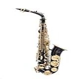 Saxofone Alto Mib Preto Com Douradas Novo Garantia Nfe