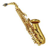 Saxofone Alto Sax Yamaha Yas62 Eb Laqueado Dourado Com Case