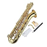 Saxofone Instrumentos Eb Gold Laca Saxofone