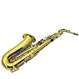 Saxofone Saxofone Alto Eb Tune Latão Banhado A Madeira Profissional Com Acessórios De Sax Capa De Bocal  Color   High End Bag 