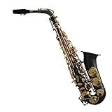 Saxofone Saxofone Alto Em Níquel Preto
