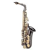 Saxofone Saxofone Eb E Bemol Saxofone Alto Saxofone Banhado A Níquel Corpo De Latão Com Gravura Chaves De Nácar Instrumento De Sopro Com Estojo De Transporte Pano De Polimento Escova Ti
