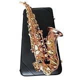 Saxofone Saxofone Soprano Curvado Instrumento Musical Banhado A Fósforo Cobre Profissional Sax Soprano Curvo