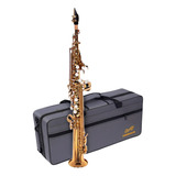 Saxofone Soprano Bb Dominante Com Kit