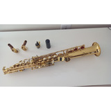 Saxofone Soprano Reto Eagle Sp502 Com Case Laqueado