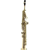 Saxofone Soprano Reto Harmonics Hst410l Laqueado Em Sib Case