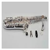 Saxofone Tenor Bb Profissional Banhado A Prata Instrumento Musical Sax Tenor Com Estojo E Acessórios Saxofone Para Estudantes