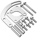 SBC Kit De Suporte De Bomba De Direção Hidráulica Correia V Ajustável Com Fenda 305 327 383 5 0L 5 7L V8 LWP Suporte De Bomba De Direção Hidráulica De Montagem Baixa Compatível Com Bomba De água