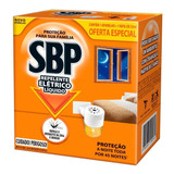 Sbp Repelente Elétrico Líquido Aparelho   Refil De 45 Noites