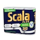 Scala Plus Papel Toalha Mega 360 Toalhas 3 Rolos De 120 Toalhas Cada 