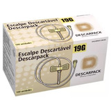 Scalp 19g Descartável Luer Lock C 100 Un Descarpack
