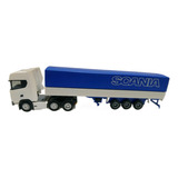Scania Cs 20 Trucado Carga Seca Lonado Herpa Escala 1 87