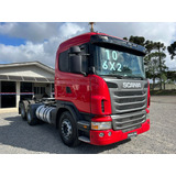 Scania G 420 6x2 2010 Vermelho G420 Manual Susp Mola R 420