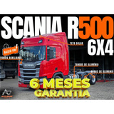 Scania R500 6x4 Roda Aluminio Baú Geladeira Impecável 
