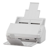 Scanner Colorido Fujitsu Sp 1120n Sp1120n Com Duplex E Rede Cor Branco