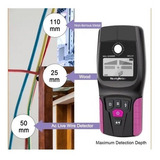 Scanner Detector Parede Tubo Cano Pvc Água Madeira Fio Metal Cor Preto