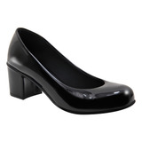 Scarpin Feminino Salto Bloco