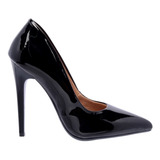 Scarpin Ptah Confort Verniz Salto Alto Entrega Imediata