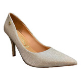 Scarpin Vizzano Feminino Sintético Brilhante 10cm