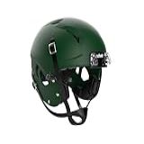 Schutt Capacete De Futebol Esportivo Vengeance A11 Máscara Facial Não Incluída Verde Escuro Fosco Médio