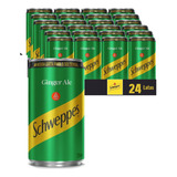 Schweppes Ginger Ale Lata 220ml 24 Latas