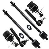 Scitoo Kit De Suspensão De 6 Peças Para Subaru Impreza Legacy Outback Dianteiro Interno Extremidade Da Haste De Direção Dianteira Externa Junta Esférica Inferior Frontal