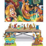 Scooby Doo Kit Display 8 Mesa 2 De Chão Painel Festa