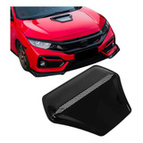 Scoop Entrada Ar Esportivo Universal Capô Intake Black Piano