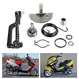 Scooter Ciclomotor Engrenagem De Arranque Eixo De Arranque Kit De Reconstrução Da Engrenagem Ociosa Conjunto De Arranque Da Mola Apto Para GY6 49CC 50CC 80CC 100CC Scooter