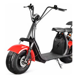 Scooter Moto Elétrica 1500w 60v Saihang Vermelho Metálico